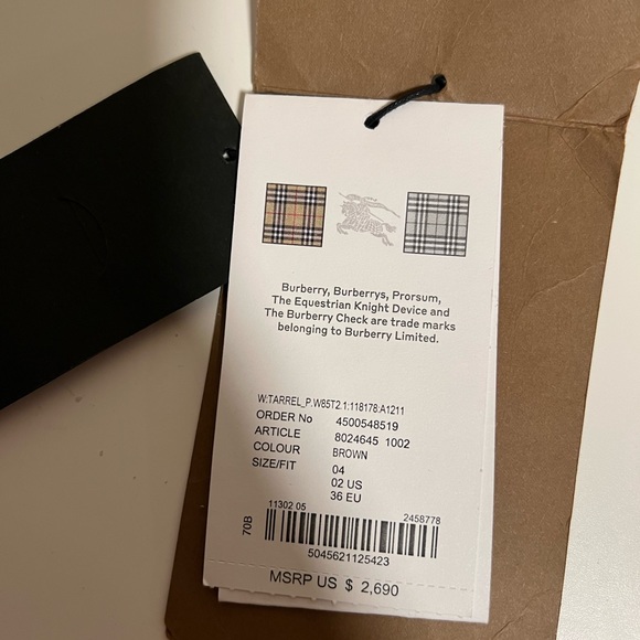 Burberry Women Coat - Picture 6 of 6